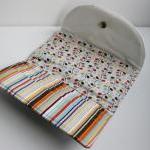 Woman Handmade Fabric Wallet - Bifold Wallet..