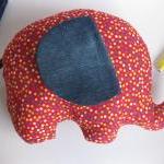 Personalised Soft Toy - Elephant Cushion -..